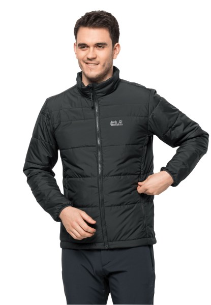 Jack Wolfskin Zwarte Bergland 3in1 Jas M Collecties