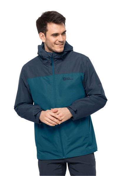 Taubenberg 3in1 Jas M Collectie Jack Wolfskin Blue Coral