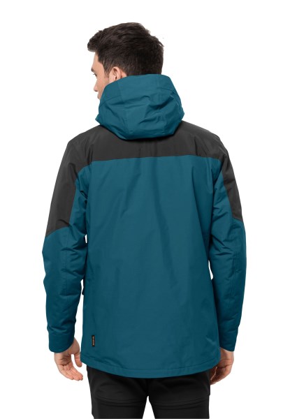 Romberg 3in1 Jas M Collecties Blauw Koraal Jack Wolfskin