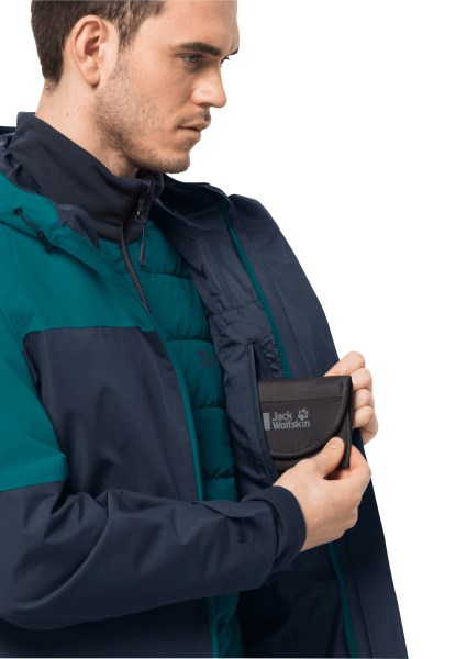 Jack Wolfskin Baai Blauw Glaabach 3in1 Jack M Origins