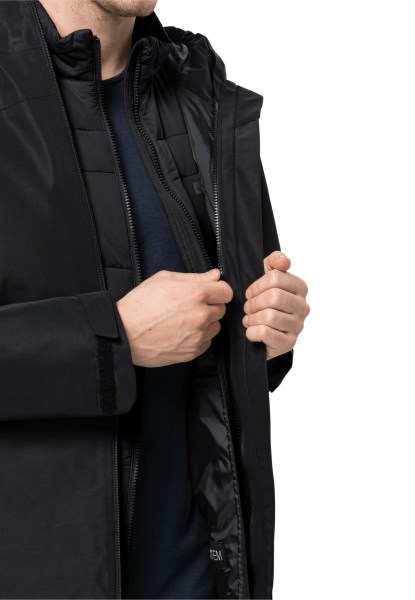 Jack Wolfskin Bergland Ins Jacket M Hot Black