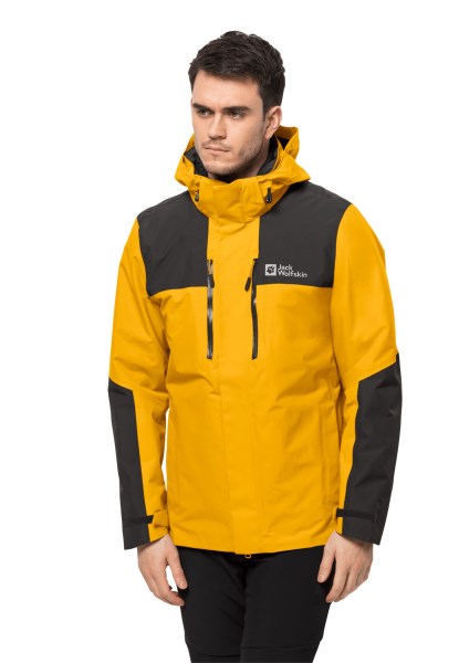 Stevige Gele Xt Collectie Jasper 3in1 Jas M Jack Wolfskin