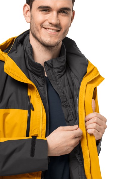 Stevige Gele Xt Collectie Jasper 3in1 Jas M Jack Wolfskin