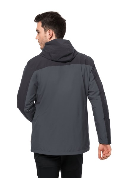 Onthoud Jack Wolfskin Ebbenhout Feldberg 3in1 Jas M