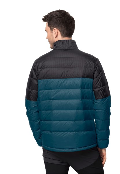 Dna Tundra Donsjack M Jack Wolfskin Mode Blauw Koraal