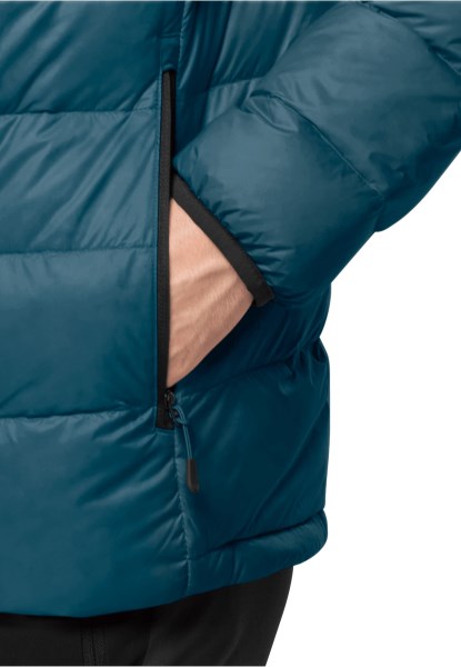 Dna Tundra Donsjack M Jack Wolfskin Mode Blauw Koraal