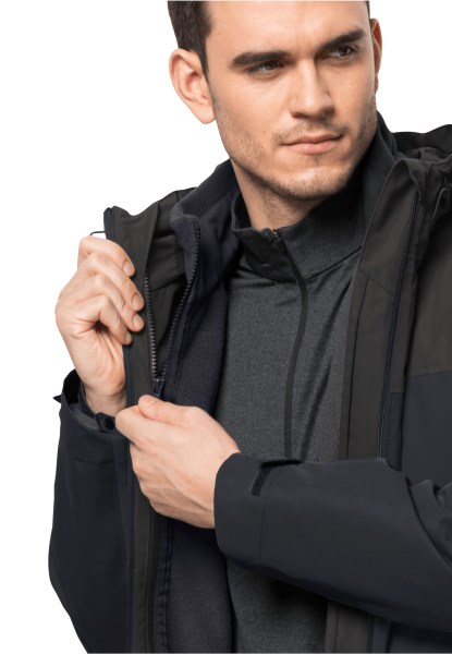 Dna Tundra 3in1 Jas M Zwart Collecties Jack Wolfskin