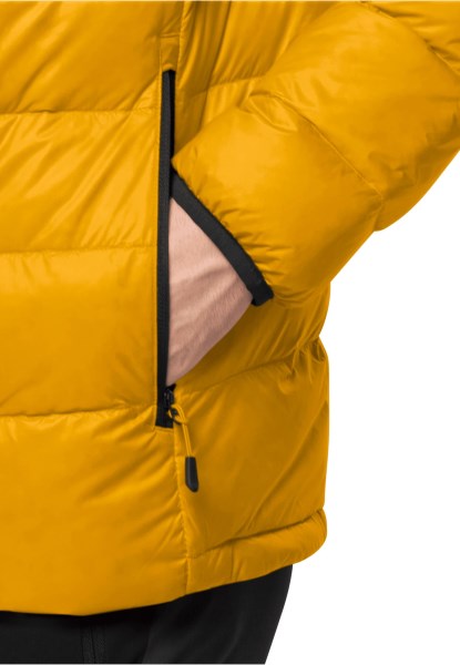 Jack Wolfskin Originele Dna Tundra Donsjack M Potig Geel Xt