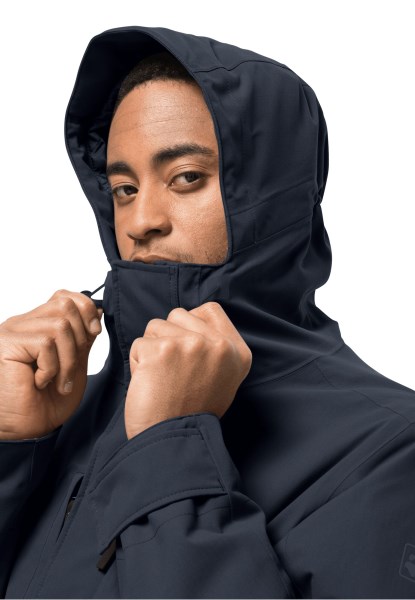 West Coast Jas Jack Wolfskin Collections Nachtblauw