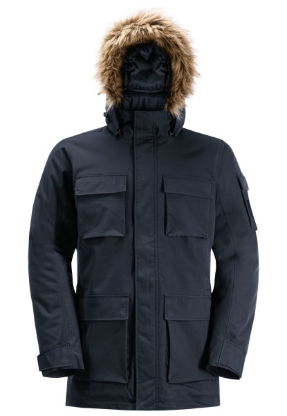 Glacier Canyon Parka Merk Jack Wolfskin Nachtblauw