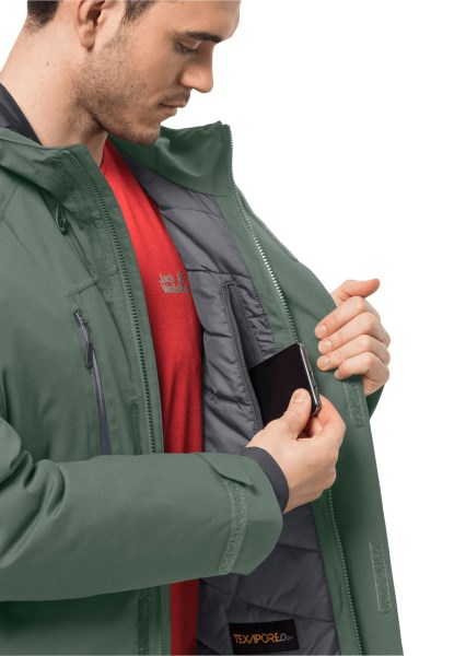 Fashion Jack Wolfskin Troposphere Ins Jacket M Hedge Green