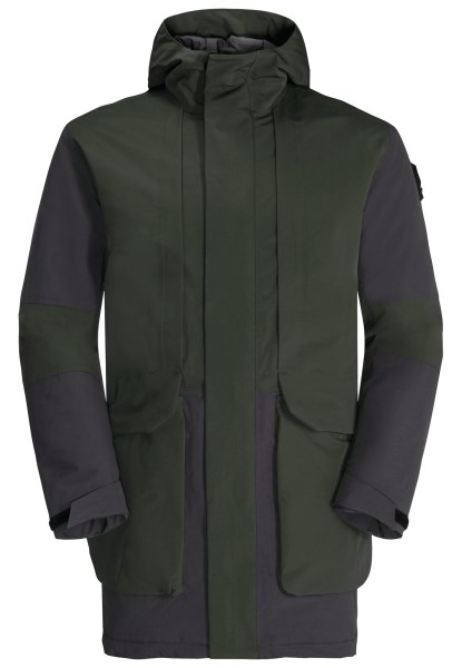 Antieke Groene Jack Wolfskin Alex 2l Ins Parka M Brand
