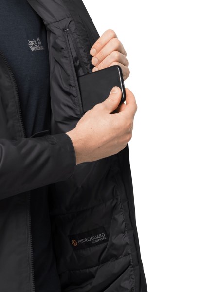 Zwarte Merken Jack Wolfskin Jasper Ins Jas M