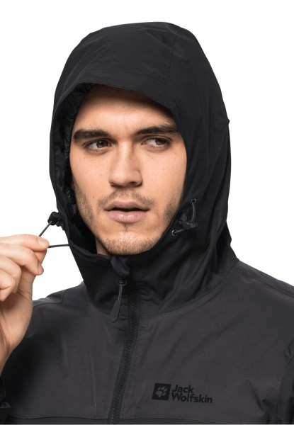 Zwarte Merken Jack Wolfskin Jasper Ins Jas M