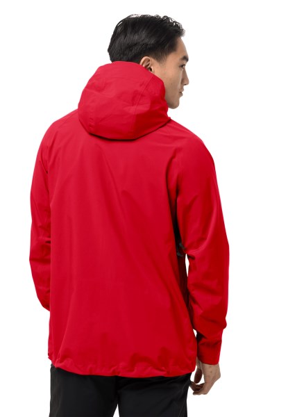 Hoogste Piek Jas M Jack Wolfskin Merken Adrenaline Rood
