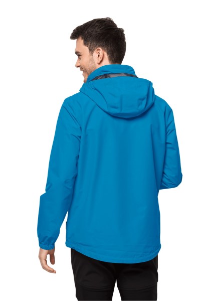 Jack Wolfskin Blauwe Pacific Stormy Point 2l Jas M Collectie