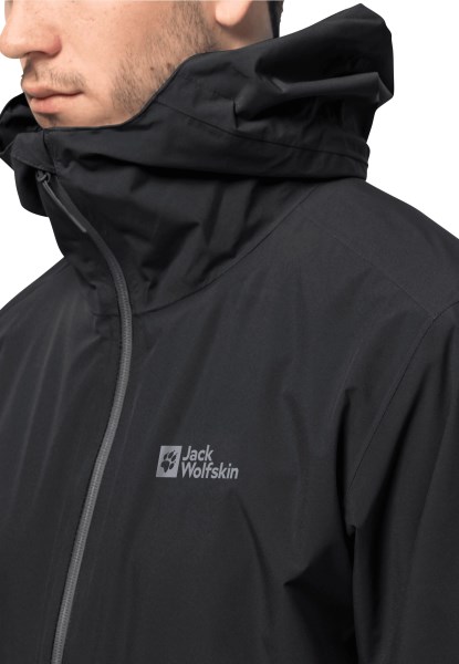 Black Pack & Go Shell M Jack Wolfskin Nieuw