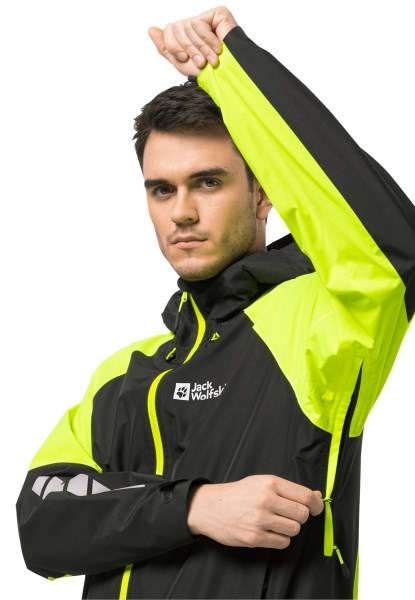 Brand Knipperend Geel Jack Wolfskin Morobbia 2l Jas M