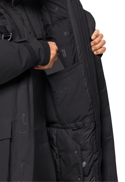 Merken Zwart 1995 Serie Parka M Jack Wolfskin