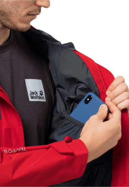 Dna Block Jacket M Adrenaline Red Jack Wolfskin Best