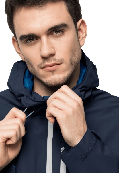 Blauwe Pacific Eagle Peak Jas M Jack Wolfskin Collectie