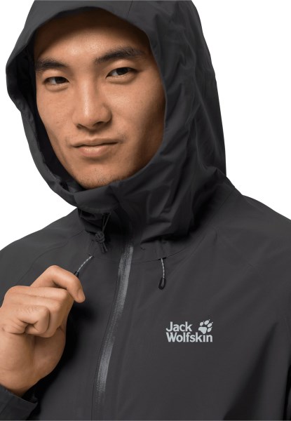 Hoogste Piek Jas M Jack Wolfskin Nieuw Zwart