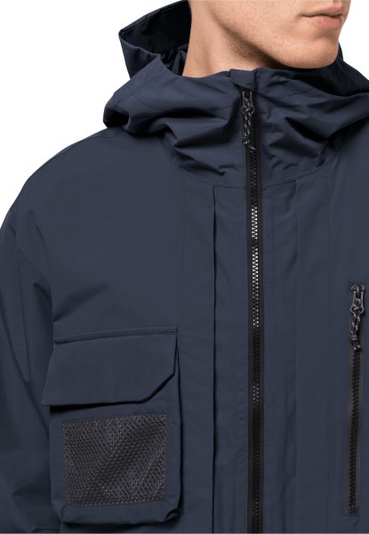 Jack Wolfskin Nachtblauw Origins 365 Rebel Jack M