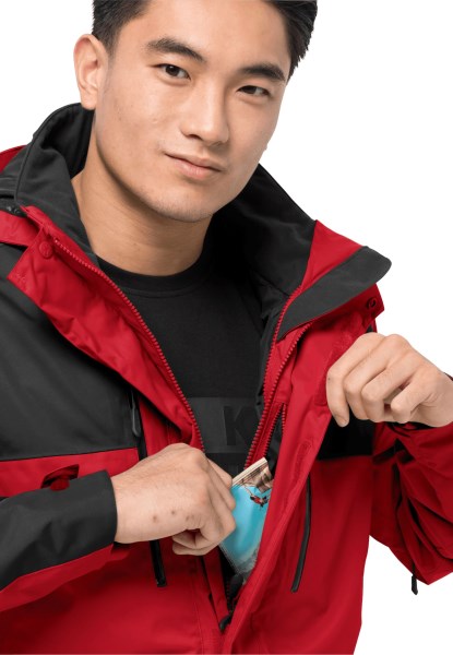 Merk Jasper Flex Heren Jack Wolfskin Adrenaline Rood