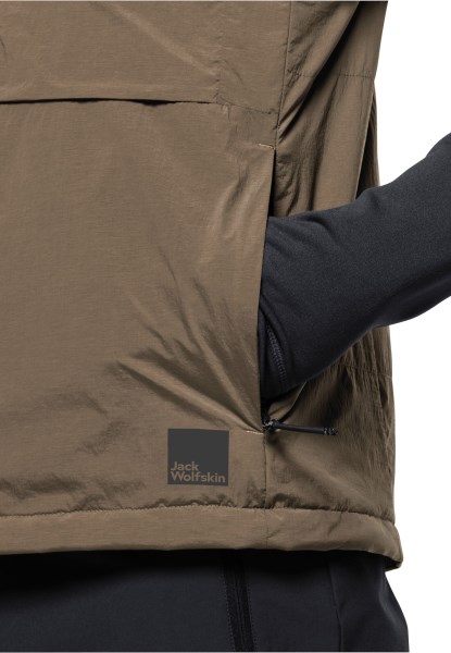 Kastanje Origine Jack Wolfskin Fiets Woon-werkverkeer Ins Vest M