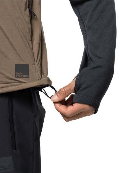 Kastanje Origine Jack Wolfskin Fiets Woon-werkverkeer Ins Vest M