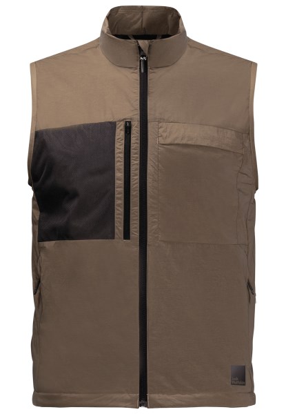 Kastanje Origine Jack Wolfskin Fiets Woon-werkverkeer Ins Vest M
