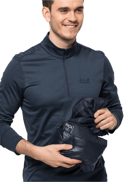 Nachtblauw Pack & Go Donsvest Van Het Merk Jack Wolfskin