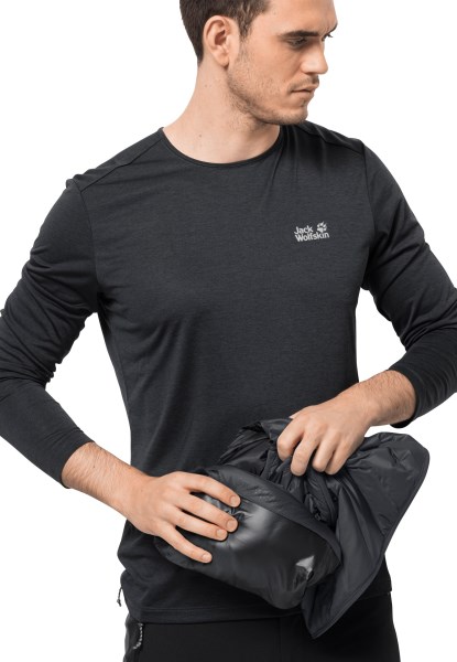 Nieuw Jack Wolfskin Passamani Donsvest M Phantom