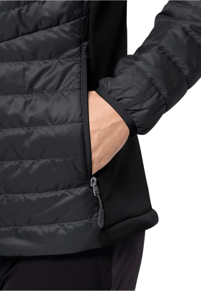 Zwarte Routeburn Pro Ins Jas M Hot Jack Wolfskin