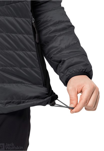 Zwarte Routeburn Pro Ins Jas M Hot Jack Wolfskin