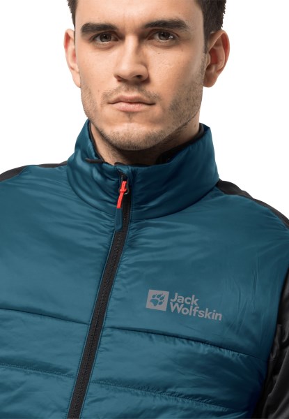 Jack Wolfskin Blauw Koraal Nieuw Morobbia Ins Vest M