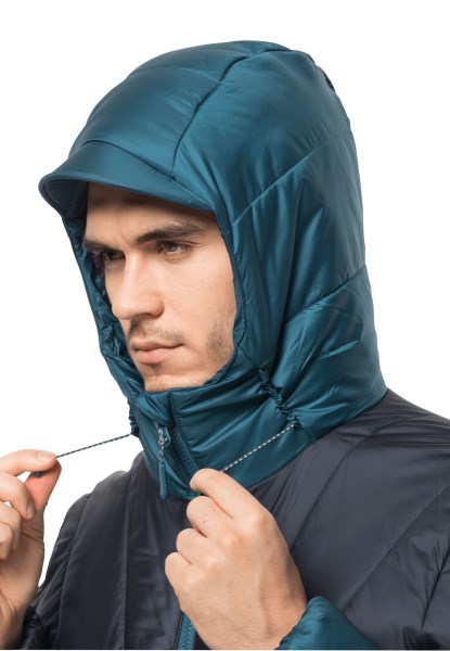 Fashion Nebelhorn Dons Hoody M Jack Wolfskin Blauw Koraal