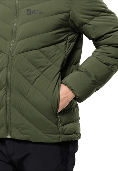 Collecties Jack Wolfskin Greenwood Atletisch Dons Hoody M