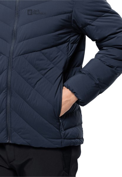 Origin Jack Wolfskin Atletische Dons Hoody M Nachtblauw