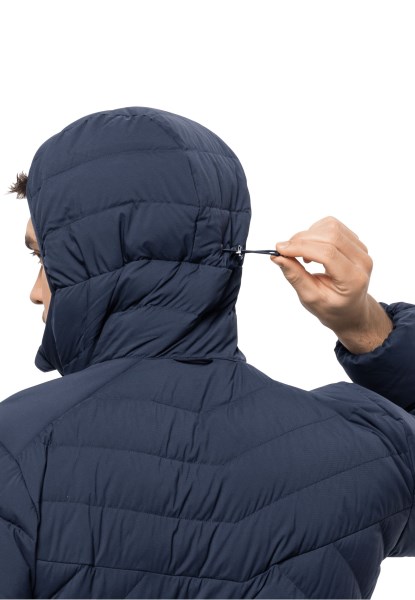 Origin Jack Wolfskin Atletische Dons Hoody M Nachtblauw