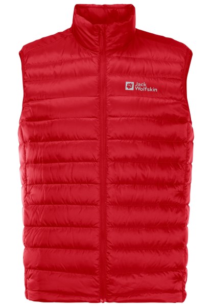 Pack & Go Down Vest M Adrenaline Red Jack Wolfskin Hot