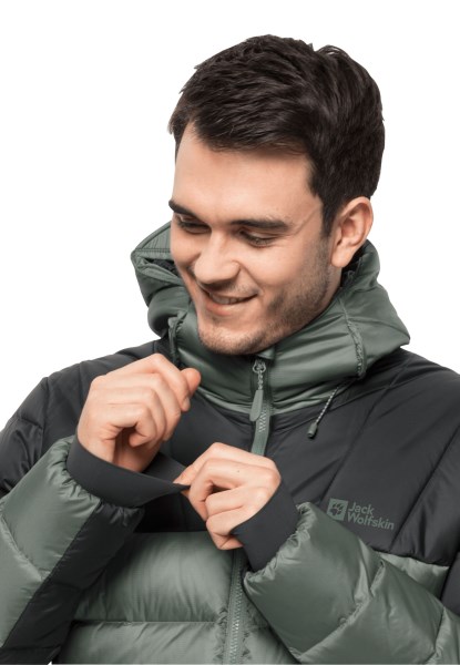 Nebelhorn Dons Hoody M Hedge Green Beste Jack Wolfskin
