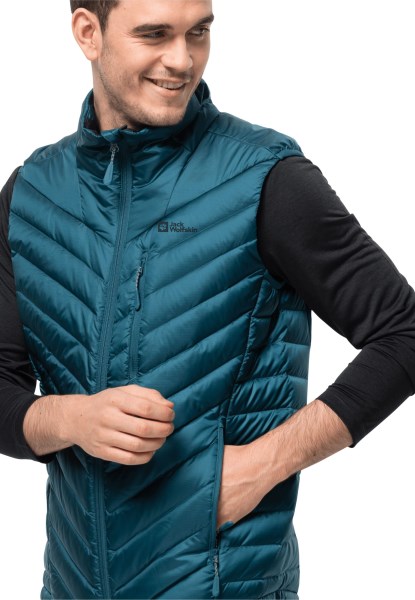 Jack Wolfskin Merken Blauw Koraal Passamani Donsvest M