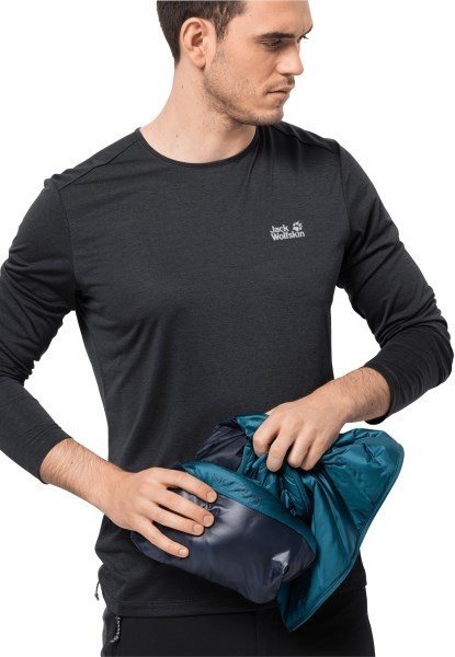 Jack Wolfskin Merken Blauw Koraal Passamani Donsvest M