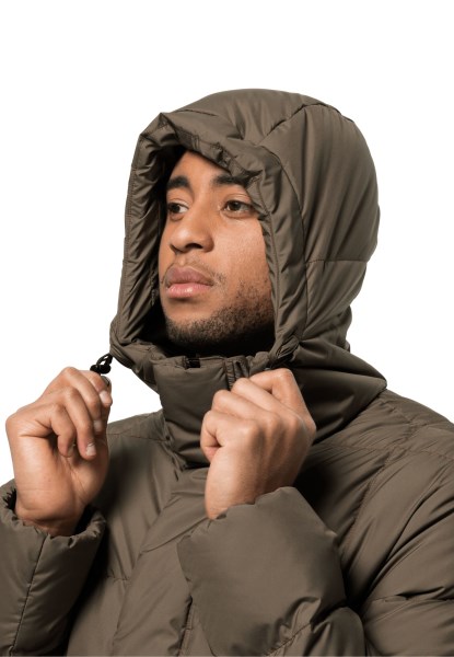 Kastanje Fashion Jack Wolfskin Bevroren Meer Jas M