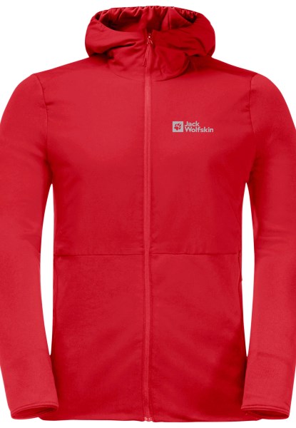Jack Wolfskin Hot Adrenaline Rood Pack & Go Hybride M