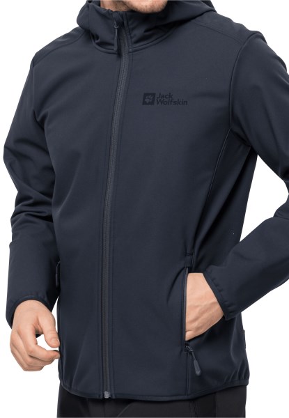 Fashion Jack Wolfskin Bornberg Hoody M Nachtblauw