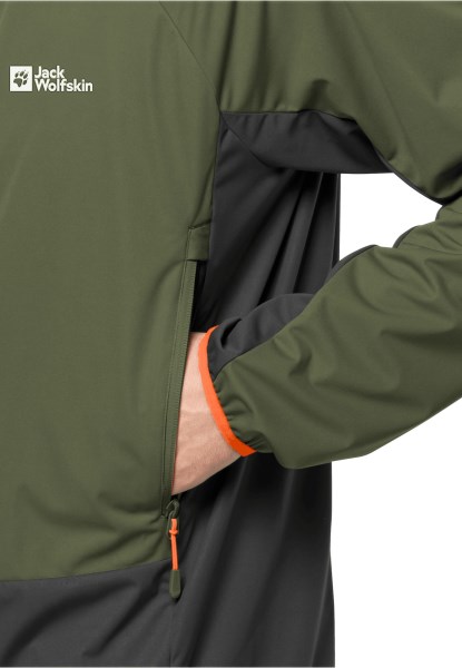 Eagle Peak Ii Hoody M Jack Wolfskin Greenwood Origin
