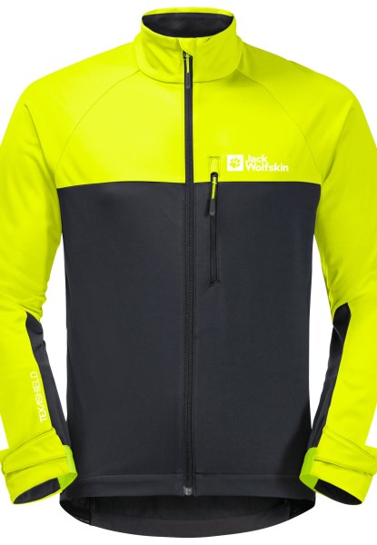 Jack Wolfskin Collection Knipperend Gele Morobbia Jas M