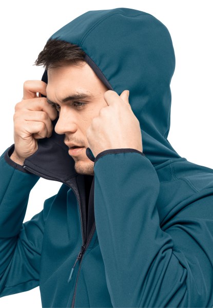 Jack Wolfskin Bornberg Hoody M Origin Blue Coral